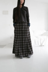 check low long skirt(2colors)