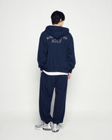 25FW ボーダーラインロングパンツ ダークネイビー