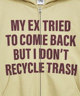 pt letter zip up (yellow)