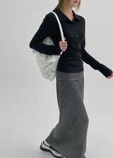 [MADE] Selfie Spa Slim Fit Collar Long Sleeve T-shirt