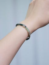 All surgical steel bamboo cylinder bracelet