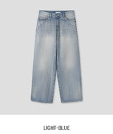 Tero Double Back Pocket Embossed Denim Pants