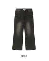 Cardis Laser Flare Denim Pants