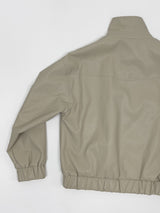 Monet Leather Loose Fit Blouson Jumper