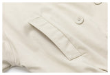 French Hunting Double-Breasted Crop Jacket