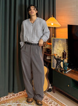 Pretzel V-neck knit 6COLOR