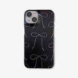 RIBBON ILLUST HARD CASE_BLACK