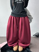 coty fleece-lined balloon pintuck long pants ❤️🖤5 COLOR