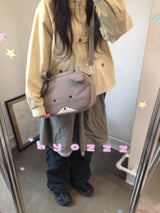 ミニハムスター ショルダー クロスバッグ(brown)