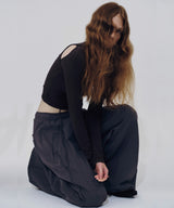 CUT OUT LONG SLEEVE TOP