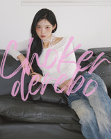 レースチョーカースカーフアンバランス長袖Tシャツ