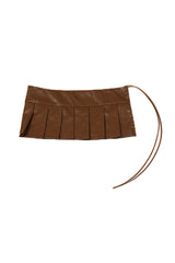 レザースカートベルト [Brown]
