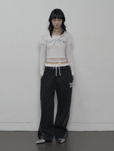 33 STAR LINE PANTS BLACK