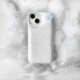 [MADE] white star wings dots case