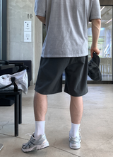 Look Wibird Supima Pigment Bermuda Pin Tuck Shorts