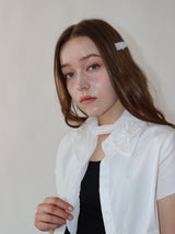 ソフトドットスカーフ (white)