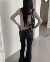 Angel boots cut pants
