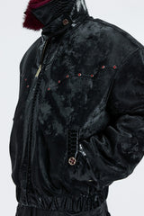 Reversible Mink Fur Puffer Jacket