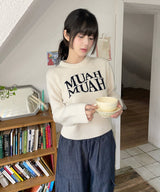 LAMBSWOOL JACQUARD ROUND KNIT