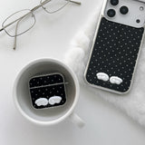 キー チャーム セット✨ 3D エンジェル ウィング ドット AirPods ケース