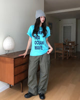 タイトルレタリング半袖Tシャツ