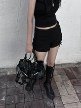 chic shirring motor bag