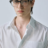 breeze line stripe shirt white
