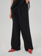 Gleam wide pants (black)