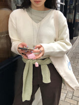 [MADE] フィフティウールVネックニット