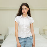 Slim Stripe Shirt (pink)