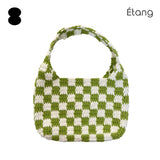 [MADE] Étang バゲットバッグ | チェッカーボードグリーン