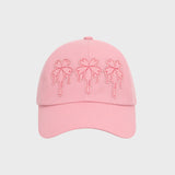 ドリッピングパッチボールキャップ _ Pink