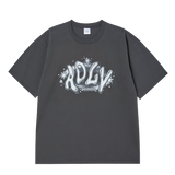 25SS ADLV UNIVERSE LOGO SHORT SLEEVE T-SHIRT CHARCOAL
