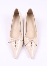 LACE-UP KITTEN HEELS