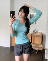 Oko Pocket Banding Roll-up Shorts