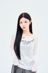 シアーロゴTシャツ