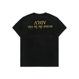 24FW アップサイドダウンベーシックロゴショートスリーブTシャツ ブラック