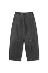 Dyeing washed panel pants