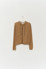 Robe Striped Zip Hoodie