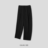LMN クールリネンベンダブルピンタックスラックス (4 colors)