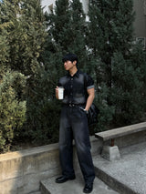 Ever denim two-tuck pants