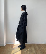 square shrring pumkin skirt