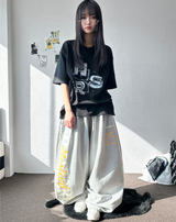 ゴッド ウォー シルバー グラフィック オーバーサイズ Tシャツ 3カラー