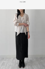 [Setup Available] Bola Strap Long Skirt