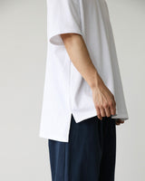 KP ディープスリットハーフTシャツ ホワイト