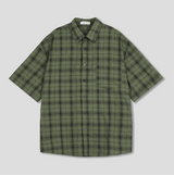 Parun Check Linen Short Sleeve Shirt
