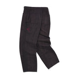 インディアンダブルニーデニムパンツ / Maroon black