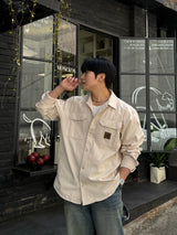 Double pocket patch shirt