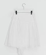 Maruo Chiffon Ruffle Strap Midi Skirt