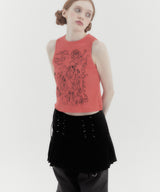 ドリームガールノースリーブTシャツ Orange